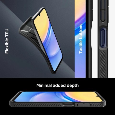 Etui Spigen Liquid Air na Samsung Galaxy A15 4G / 5G - czarny mat Etui Spigen Liquid Air na Samsung Galaxy A15 4G / 5G - czarny mat