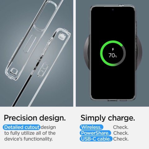 Etui Spigen Liquid Crystal na Samsung Galaxy S24+ - przezroczyste Etui Spigen Liquid Crystal na Samsung Galaxy S24+ - przezroczyste