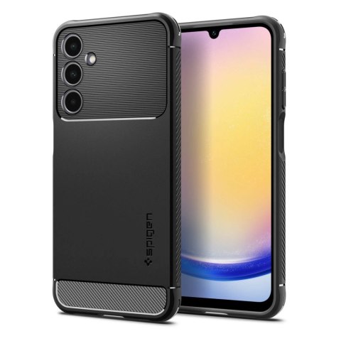 Etui Spigen Rugged Armor na Samsung Galaxy A25 5G - czarny mat Etui Spigen Rugged Armor na Samsung Galaxy A25 5G - czarny mat