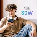 Szybka ładowarka sieciowa GaN USB C 30W PD Ugreen Nexode Mini - biała