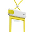 Etui Baseus DeepDive wodoodporne IPX8 z 4 warstwami uszczelnienia - biało-żółte