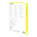 Etui Baseus DeepDive wodoodporne IPX8 z 4 warstwami uszczelnienia - czarno-żółte