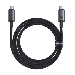 Kabel Baseus Crystal Shine CB000089 USB-C / USB-C USB3.2 100W 20Gbps 1.5m - czarny