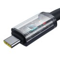 Kabel Baseus Crystal Shine CB000089 USB-C / USB-C USB3.2 100W 20Gbps 1.5m - czarny