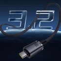 Kabel Baseus Crystal Shine CB000089 USB-C / USB-C USB3.2 100W 20Gbps 1.5m - czarny