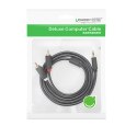 Kabel Ugreen AV102 10512 3,5 mm mini jack (męski) / 2RCA (męski) 3m - szary