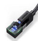 Kabel Ugreen NW153 Ethernet RJ45 Cat8 miedziany rdzeń 1.5m - czarny