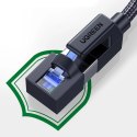 Kabel Ugreen NW153 Ethernet RJ45 Cat8 miedziany rdzeń 1.5m - czarny