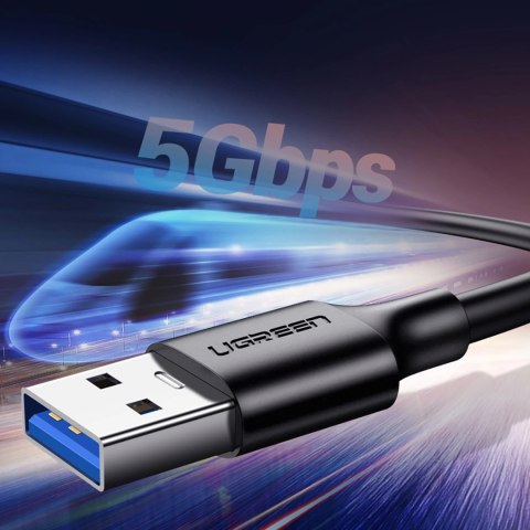 Kabel Ugreen US184 20884 USB-A 3.0 / USB-C 3A 2m - czarny Kabel Ugreen US184 20884 USB-A 3.0 / USB-C 3A 2m - czarny