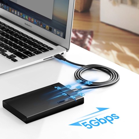 Kabel Ugreen US184 20884 USB-A 3.0 / USB-C 3A 2m - czarny Kabel Ugreen US184 20884 USB-A 3.0 / USB-C 3A 2m - czarny