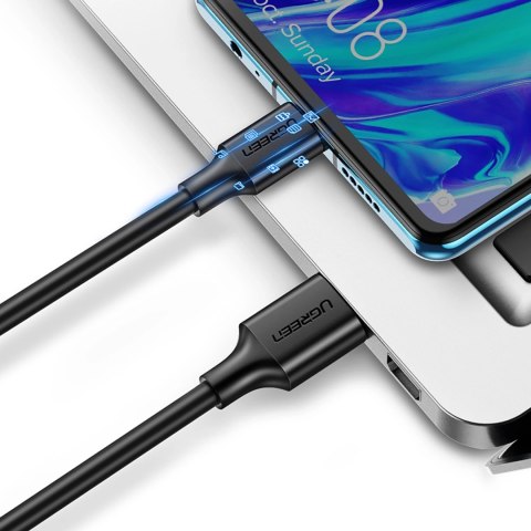 Kabel Ugreen US184 20884 USB-A 3.0 / USB-C 3A 2m - czarny Kabel Ugreen US184 20884 USB-A 3.0 / USB-C 3A 2m - czarny