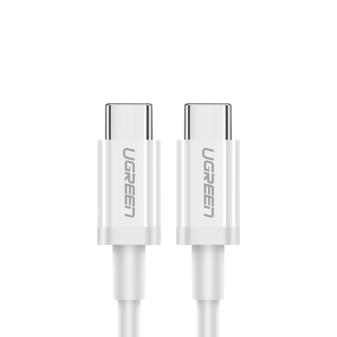 Kabel Ugreen US264 60519 USB-C / USB-C PD QC AFC 1.5m - biały Kabel Ugreen US264 60519 USB-C / USB-C PD QC AFC 1.5m - biały