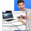 Kabel Ugreen US284 70255 USB-A (prosty) / USB-C (kątowy) 3A 3m - szary
