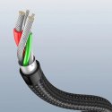 Kabel Ugreen US284 70255 USB-A (prosty) / USB-C (kątowy) 3A 3m - szary