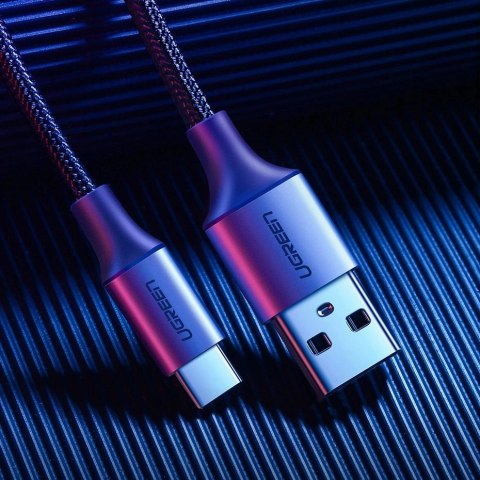 Kabel Ugreen US288 60127 USB-A / USB-C QC 3.0 3A 1.5m - szary Kabel Ugreen US288 60127 USB-A / USB-C QC 3.0 3A 1.5m - szary