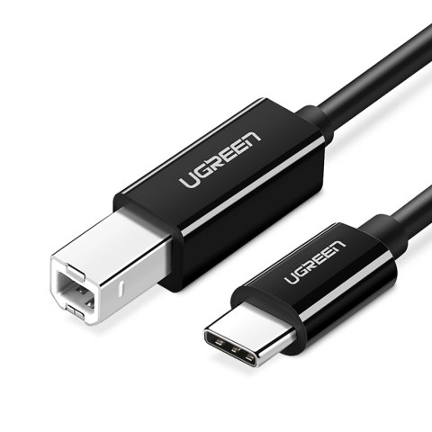 Kabel Ugreen US370 45106 do drukarki USB-C / USB-B 2m - czarny Kabel Ugreen US370 45106 do drukarki USB-C / USB-B 2m - czarny