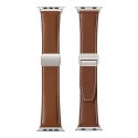 Pasek Dux Ducis Ya na Apple Watch 42 / 44 / 45 / 49 mm - brązowy