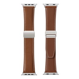 Pasek Dux Ducis Ya na Apple Watch 42 / 44 / 45 / 49 mm - brązowy