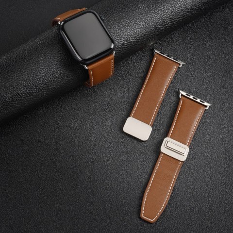Pasek Dux Ducis Ya na Apple Watch 42 / 44 / 45 / 49 mm - brązowy Pasek Dux Ducis Ya na Apple Watch 42 / 44 / 45 / 49 mm - brązowy