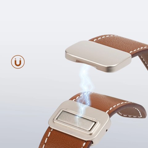 Pasek Dux Ducis Ya na Apple Watch 42 / 44 / 45 / 49 mm - brązowy Pasek Dux Ducis Ya na Apple Watch 42 / 44 / 45 / 49 mm - brązowy