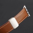 Pasek Dux Ducis Ya na Apple Watch 42 / 44 / 45 / 49 mm - brązowy