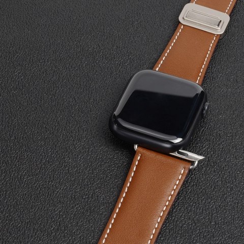Pasek Dux Ducis Ya na Apple Watch 42 / 44 / 45 / 49 mm - brązowy Pasek Dux Ducis Ya na Apple Watch 42 / 44 / 45 / 49 mm - brązowy