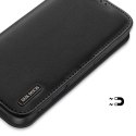 Etui Dux Ducis Hivo na iPhone 16 Pro Max z klapką i ochroną RFID - czarne
