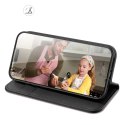Etui Dux Ducis Hivo na iPhone 16 Pro Max z klapką i ochroną RFID - czarne