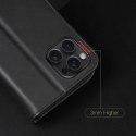 Etui Dux Ducis Hivo na iPhone 16 Pro Max z klapką i ochroną RFID - czarne