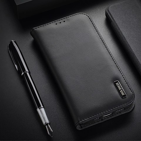 Etui Dux Ducis Hivo na iPhone 16 z klapką i ochroną RFID - czarne Etui Dux Ducis Hivo na iPhone 16 z klapką i ochroną RFID - czarne