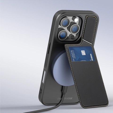 Etui Dux Ducis Rafi II Mag z MagSafe na iPhone 16 Pro - czarne Etui Dux Ducis Rafi II Mag z MagSafe na iPhone 16 Pro - czarne