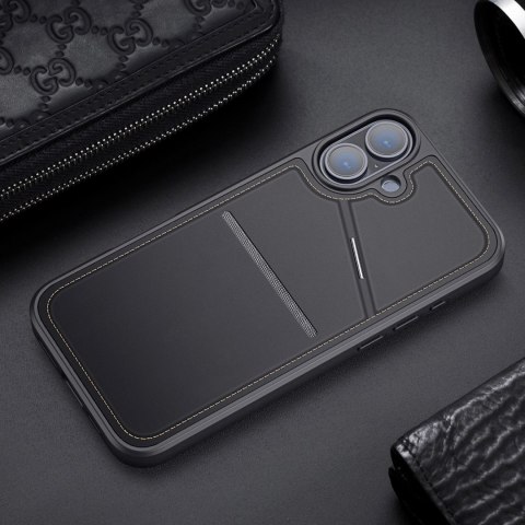 Etui Dux Ducis Rafi II Mag z MagSafe na iPhone 16 - czarne Etui Dux Ducis Rafi II Mag z MagSafe na iPhone 16 - czarne