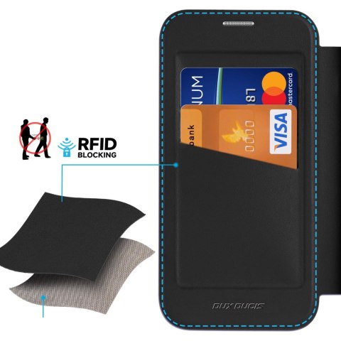 Etui Dux Ducis Skin X Pro na iPhone 16 Plus z MagSafe i klapką - czarne Etui Dux Ducis Skin X Pro na iPhone 16 Plus z MagSafe i klapką - czarne