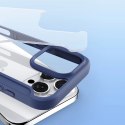 Etui Dux Ducis Skin X Pro na iPhone 16 Pro Max z MagSafe i klapką - niebieskie