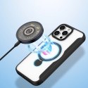 Etui Dux Ducis Skin X Pro na iPhone 16 Pro Max z MagSafe, klapką i podstawką - czarne