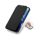 Etui Dux Ducis Skin X Pro na iPhone 16 Pro Max z MagSafe, klapką i podstawką - czarne