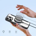 Etui Dux Ducis Skin X Pro na iPhone 16 Pro z MagSafe i klapką - czarne