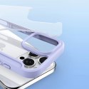 Etui Dux Ducis Skin X Pro na iPhone 16 Pro z MagSafe i klapką - fioletowe