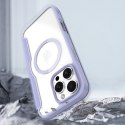 Etui Dux Ducis Skin X Pro na iPhone 16 Pro z MagSafe i klapką - fioletowe