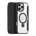 Etui Dux Ducis Skin X Pro na iPhone 16 Pro z MagSafe, klapką i podstawką - czarne