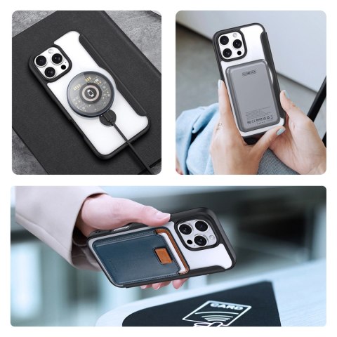Etui Dux Ducis Skin X Pro na iPhone 16 Pro z MagSafe, klapką i podstawką - czarne Etui Dux Ducis Skin X Pro na iPhone 16 Pro z MagSafe, klapką i podstawką - czarne