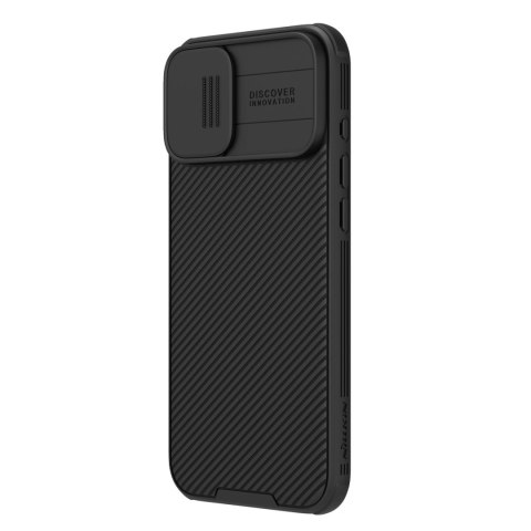 Etui Nillkin CamShield Pro Case na iPhone 16 z osłoną na aparat - czarne Etui Nillkin CamShield Pro Case na iPhone 16 z osłoną na aparat - czarne