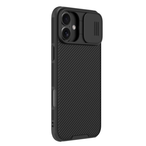 Etui Nillkin CamShield Pro Case na iPhone 16 z osłoną na aparat - czarne Etui Nillkin CamShield Pro Case na iPhone 16 z osłoną na aparat - czarne