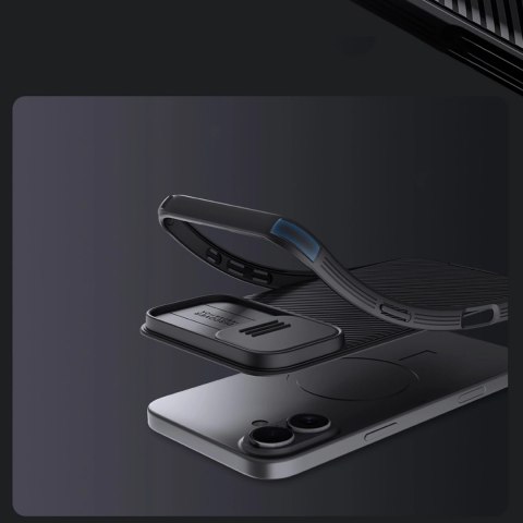 Etui Nillkin CamShield Pro Case na iPhone 16 z osłoną na aparat - czarne Etui Nillkin CamShield Pro Case na iPhone 16 z osłoną na aparat - czarne