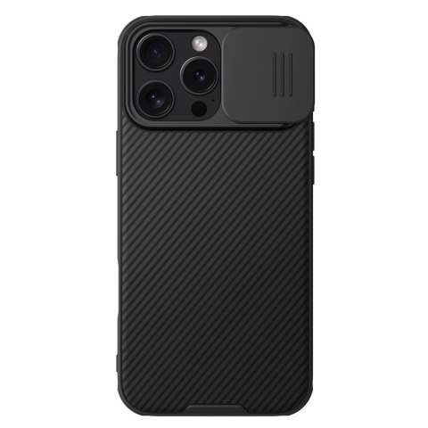 Etui Nillkin CamShield Pro Magnetic Case na iPhone 16 Pro Max - czarne Etui Nillkin CamShield Pro Magnetic Case na iPhone 16 Pro Max - czarne