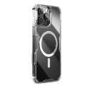 Etui Nillkin Nature Pro Magnetic Case z MagSafe na iPhone 16 - przezroczysto-białe