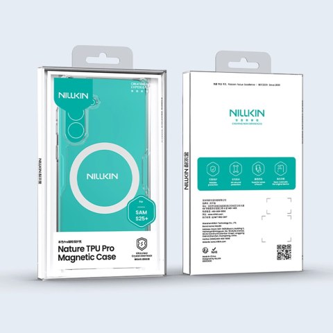 Etui Nillkin Nature TPU Pro Magnetic Case z MagSafe na Samsung S25 - białe Etui Nillkin Nature TPU Pro Magnetic Case z MagSafe na Samsung S25 - białe