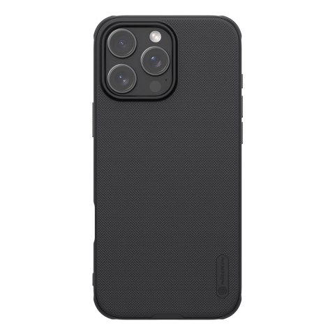 Etui Nillkin Super Frosted Shield Pro na iPhone 16 Pro - czarne Etui Nillkin Super Frosted Shield Pro na iPhone 16 Pro - czarne