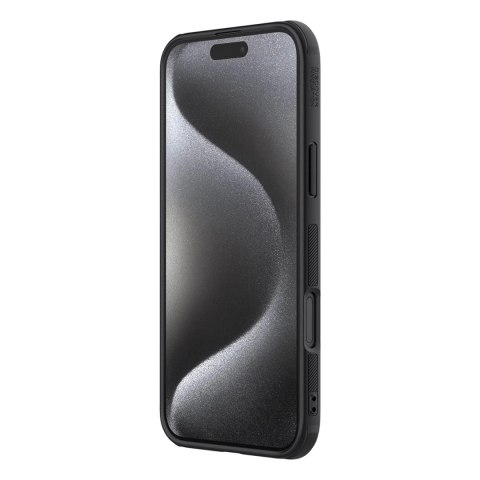 Etui Nillkin Super Frosted Shield Pro na iPhone 16 Pro - czarne Etui Nillkin Super Frosted Shield Pro na iPhone 16 Pro - czarne