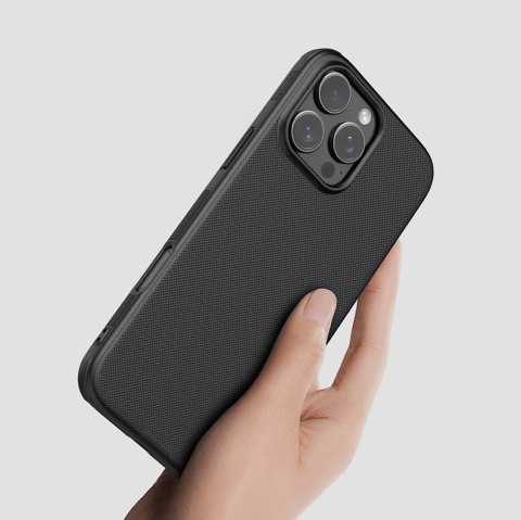 Etui Nillkin Super Frosted Shield Pro na iPhone 16 Pro - czarne Etui Nillkin Super Frosted Shield Pro na iPhone 16 Pro - czarne